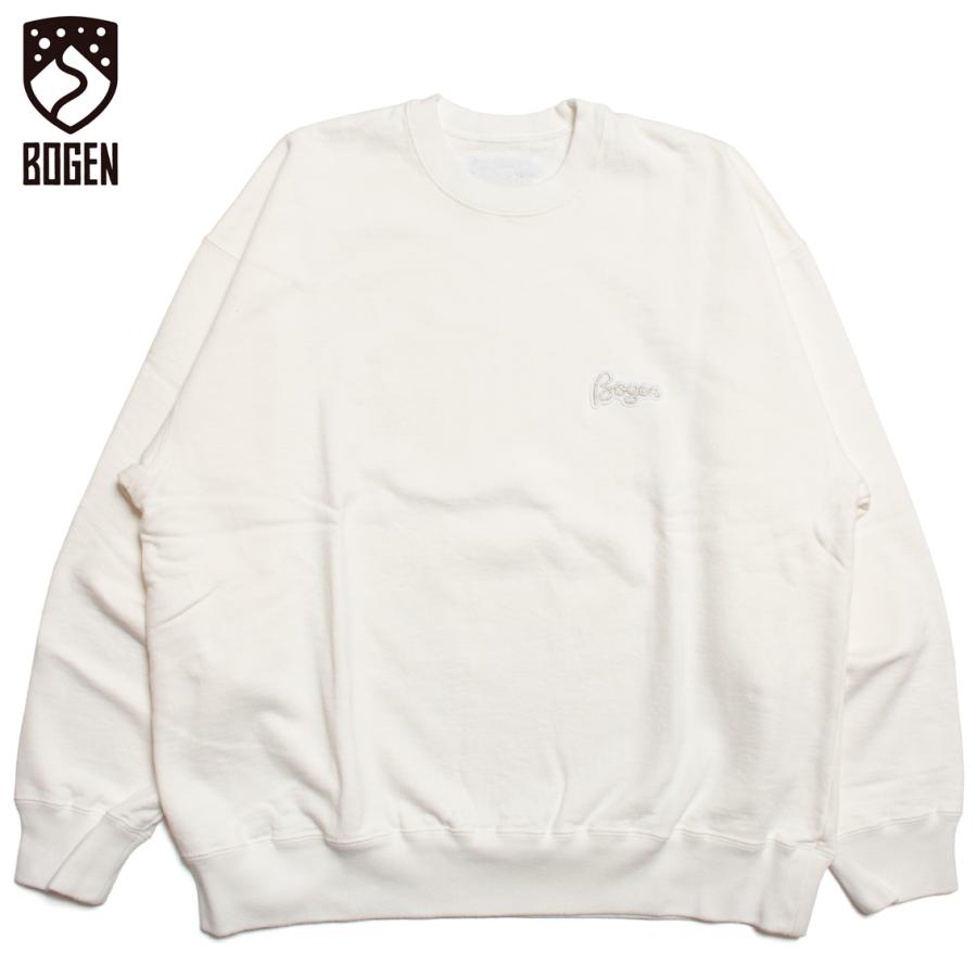 BOGEN 【セール40%OFF】 Crew19 ホワイト ボーゲン クルーネック 