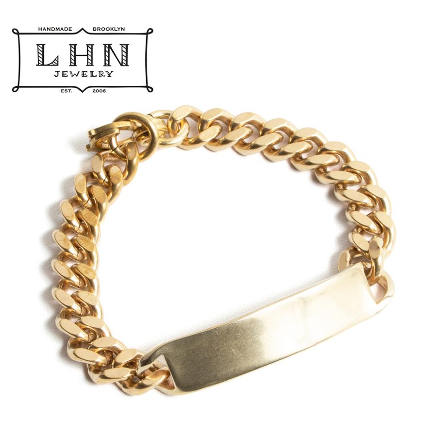 LHN Jewelry エルエイチエヌジュエリー ブレスレット CLASSIC ID BRACELET ブラス 真鍮 ハンドメイド アメリカ製
