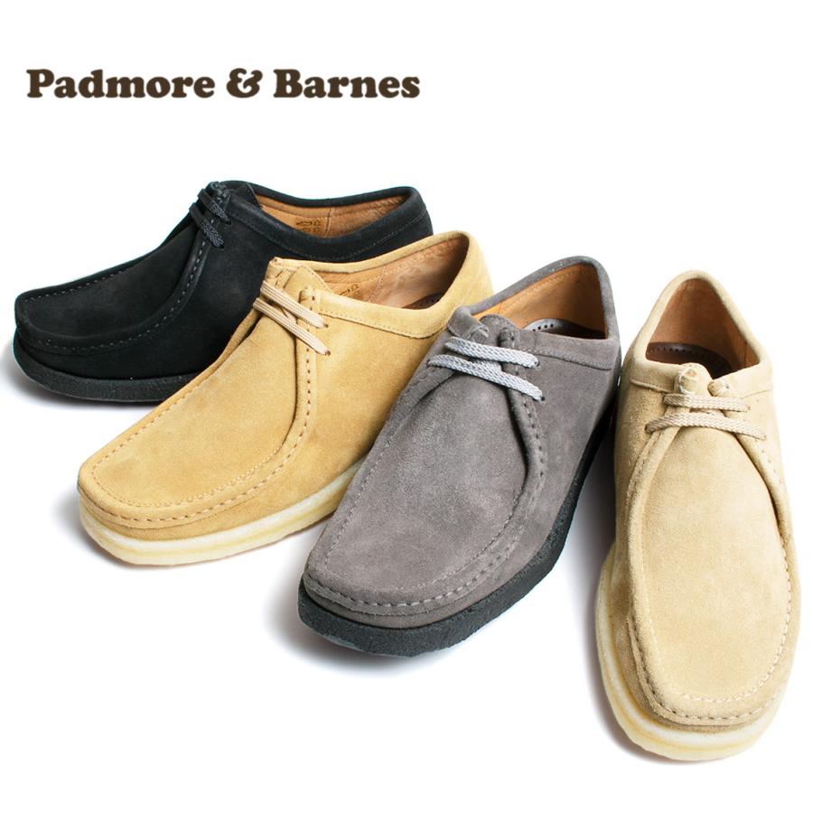 PADMORE ＆ BARNES パドモアアンドバーンズ P204 The Original スウェード ワラビー ロー