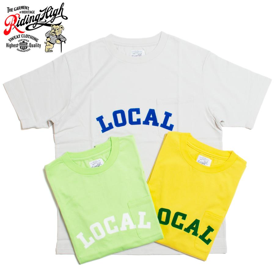 RIDING HIGH 【セール30%OFF】 ライディング ハイ FLOCKY PRINT TEE 