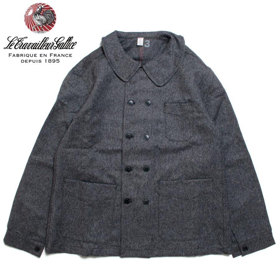 ル トラヴァイユール ガリス ダブルブレスト ジャケット フランス製 XLサイズ LE TRAVAILLEUR GALLICE ル トラヴァイユール ガリス VESTE DOUBLE