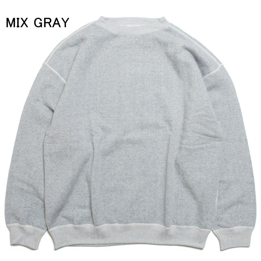 RIDING HIGH ライディング ハイ LOOPWHEEL FLEECE OVER SWEAT クルースウェット オーバーサイズ 日本製｜hartleystore｜03