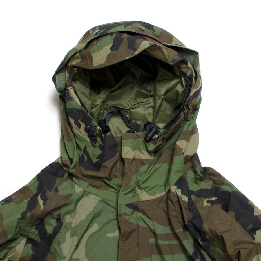 アメリカ軍 US.ARMY ゴアテックスパーカー ECWCS Gen1 GORE-TEX PARKA 90s 中期型 ウッドランドカモ (DEAD STOCK)｜hartleystore｜03