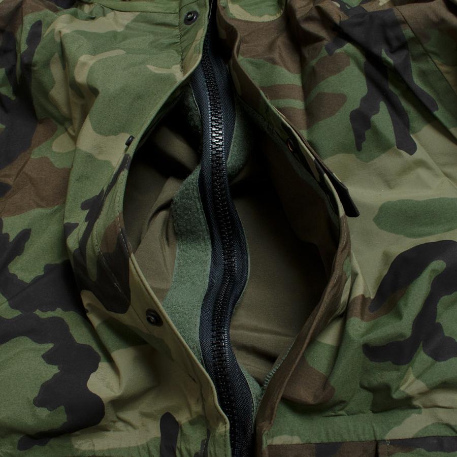 アメリカ軍 US.ARMY ゴアテックスパーカー ECWCS Gen1 GORE-TEX PARKA 90s 中期型 ウッドランドカモ (DEAD STOCK)｜hartleystore｜08