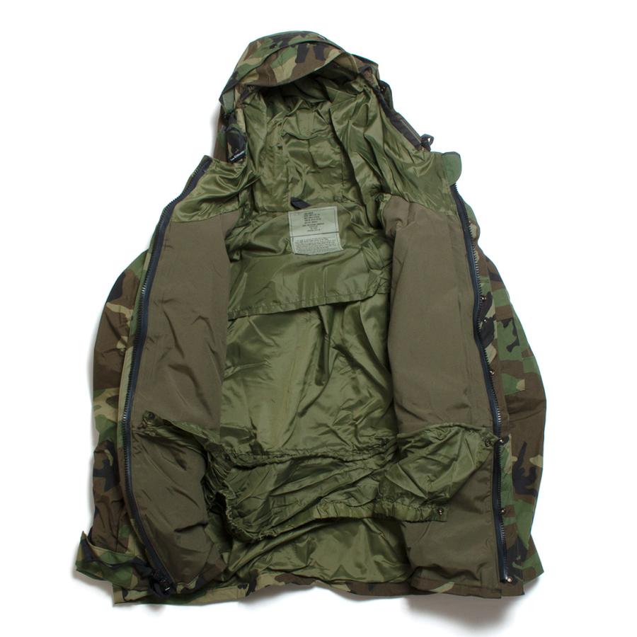 アメリカ軍 US.ARMY ゴアテックスパーカー ECWCS Gen1 GORE-TEX PARKA 90s 中期型 ウッドランドカモ (DEAD STOCK)｜hartleystore｜09