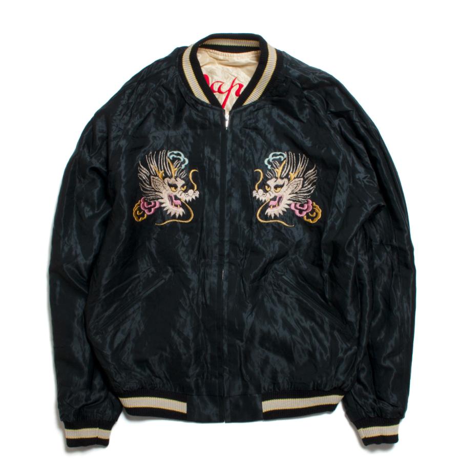 TAILOR TOYO テーラー東洋 スカジャン Early 1950s - Mid 1950s Souvenir Jacket RED TIGER × GOLD DRAGON｜hartleystore｜12