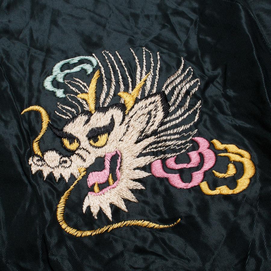 TAILOR TOYO テーラー東洋 スカジャン Early 1950s - Mid 1950s Souvenir Jacket RED TIGER × GOLD DRAGON｜hartleystore｜15