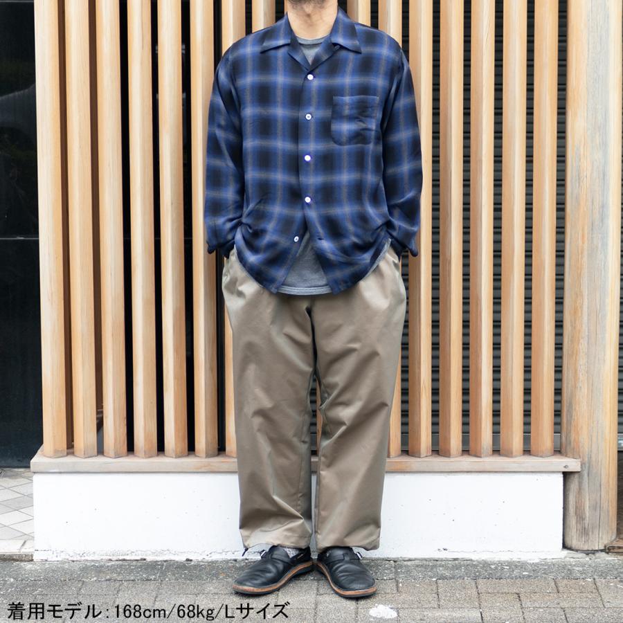 SUGAR CANE シュガーケーン RAYON OMBRE CHECK OPEN SHIRT レーヨン