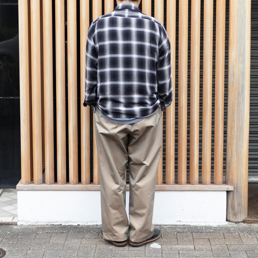 SUGAR CANE シュガーケーン RAYON OMBRE CHECK OPEN SHIRT レーヨン