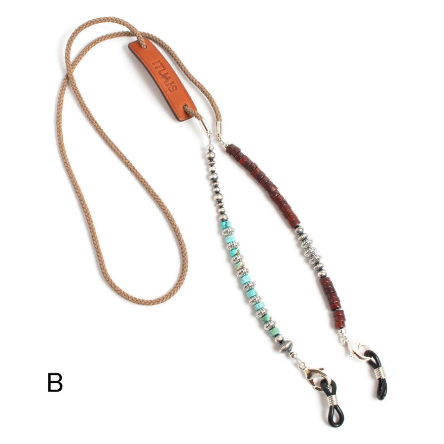 ITUAIS イトゥアイス VARIOS HOLDER NAVAJO PEARLS グラスコード ITUAIS イトゥアイス VARIOS HOLDER NAVAJO PEARLS グラスコード