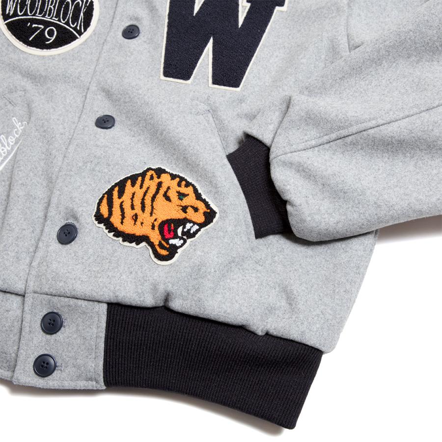 セール50%OFF】WOODBLOCK ウッドブロック CHENILLE PATCHED MELTON 