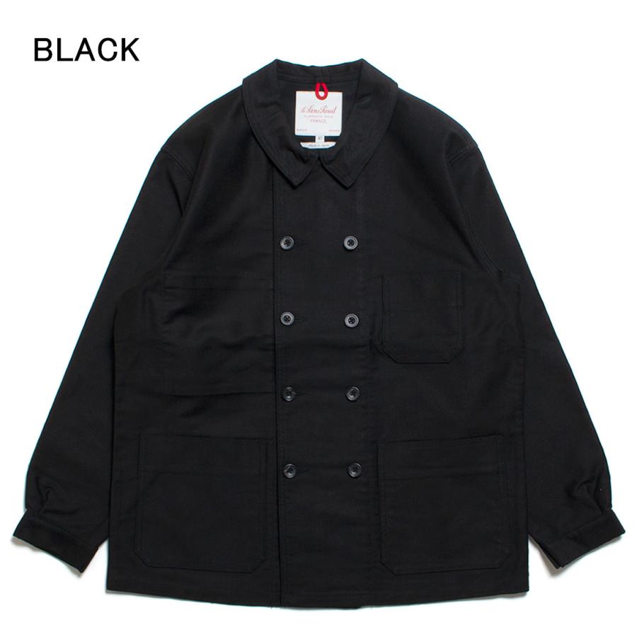 Le Sans Pareil ル サン パレイユ COTTON MOLESKIN TRADITIONAL DOUBLE COVERALL ダブル カバーオール モールスキン｜hartleystore｜04