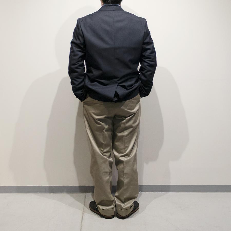 美品☆【ジェイプレス】ペピンメリノ　プレスクルーシヴ　ネイビー　総裏　A4 M KING SIZE】【定番】ペピンメリノトロピカル 紺ブレザー