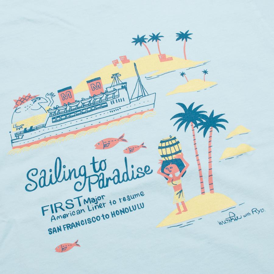 SUN SURF サンサーフ S/S T-SHIRT ”SAILING TO PARADISE” BY 柳原良平 with MOOKIE Tシャツ SS79386 アメリカ製｜hartleystore｜16