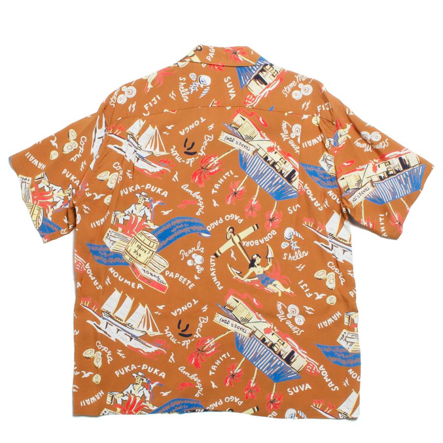 SUN SURF サンサーフ RAYON HAWAIIAN SHIRT “SOUTH SEA TRADER