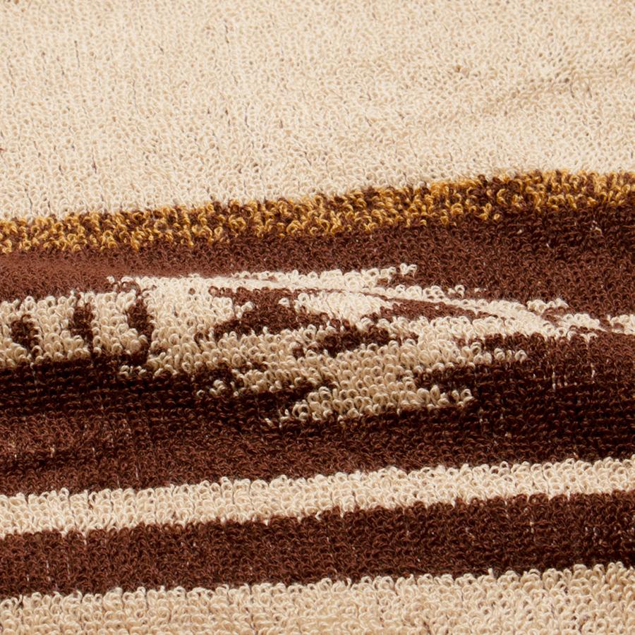 BasShu（バッシュ） COTTON PILE BLANKET NATIVE BORDER コットン