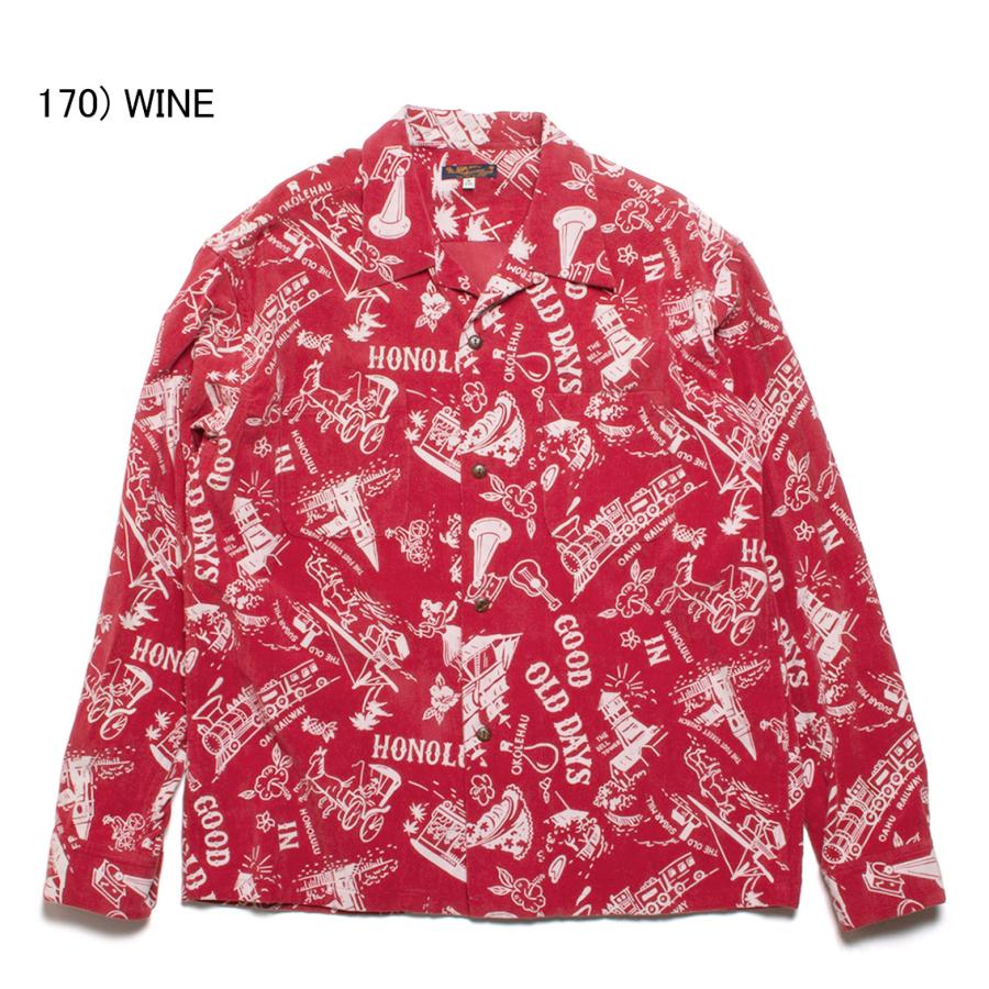 SUN SURF サンサーフ CORDUROY L/S OPEN SHIRT “GOOD OLD DAYS