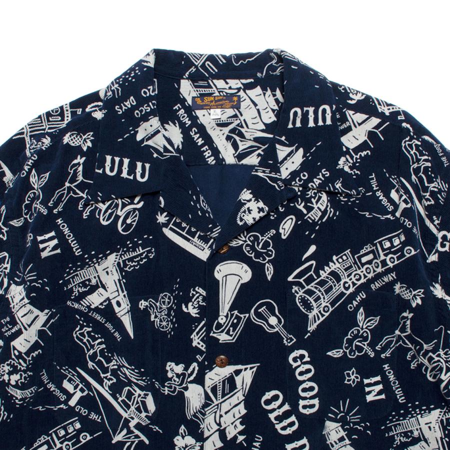 SUN SURF サンサーフ CORDUROY L/S OPEN SHIRT “GOOD OLD DAYS