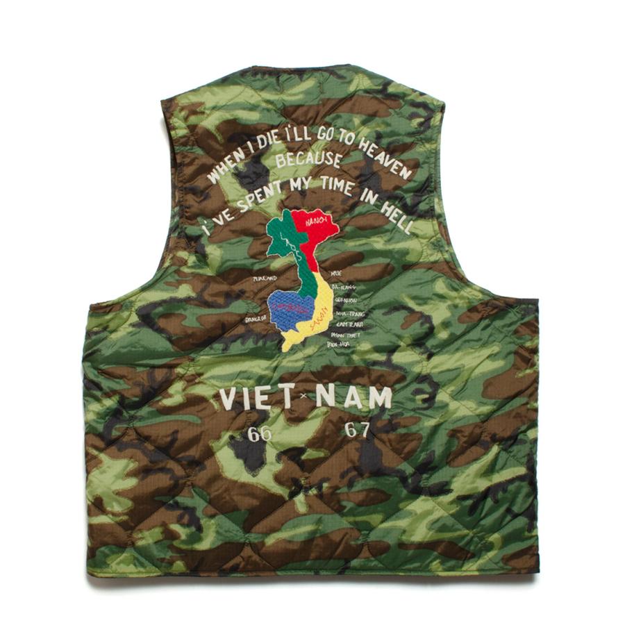 東洋エンタープライズ迷彩 ベストスカジャンベトジャン