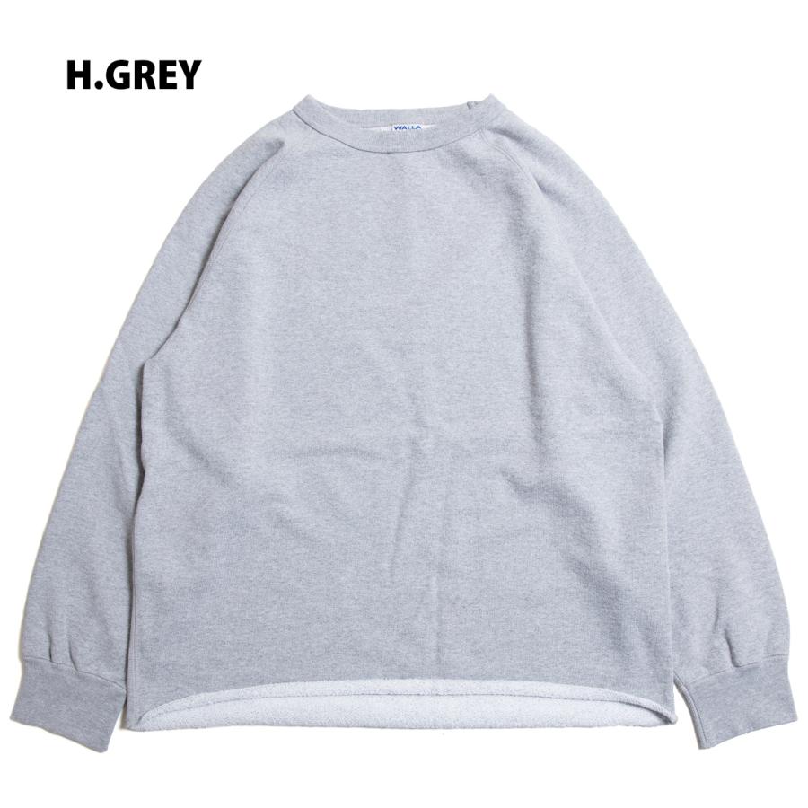 WALLA WALLA SPORT ワラワラスポーツ 13oz CREW SWEAT SHIRT クルーネック スウェット 日本製_2