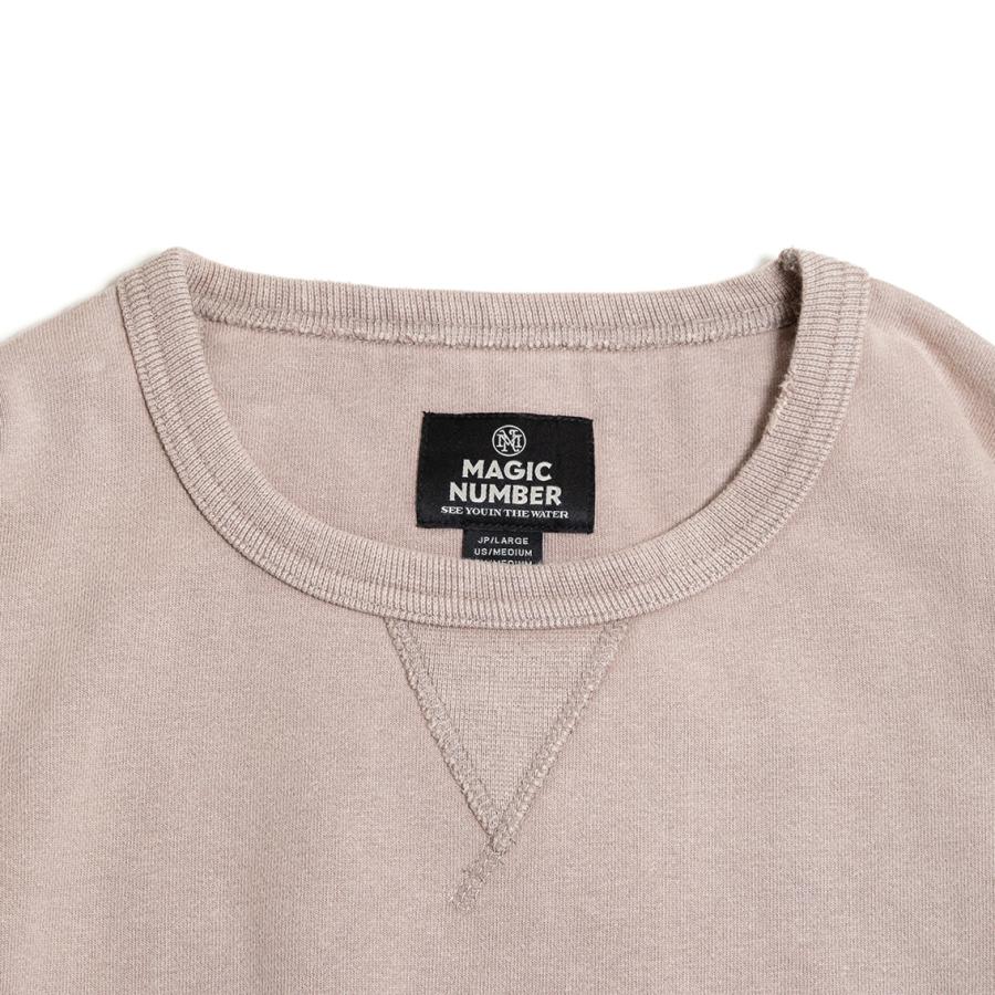 【セール30%OFF】 MAGIC NUMBER マジック ナンバー XV DAMEGE CREW SEWAT バックプリント ダメージ加工 クルーネック スウェット