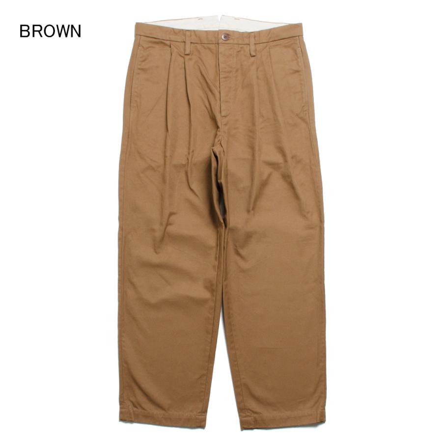 【セール20%OFF】 SEUVAS ソウバス CHINO 2TUCK TROUSERS 2タックチノパンツ SV24A-018_1