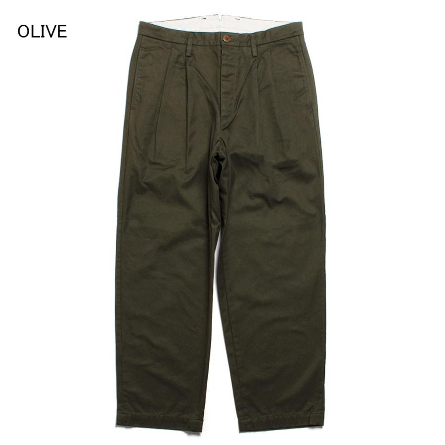 【セール20%OFF】 SEUVAS ソウバス CHINO 2TUCK TROUSERS 2タックチノパンツ SV24A-018_2