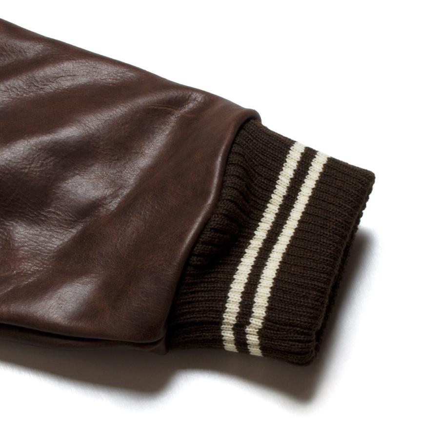 セール20%OFF】 DEHEN ディーエン Varsity Jacket スタジャン メルトン