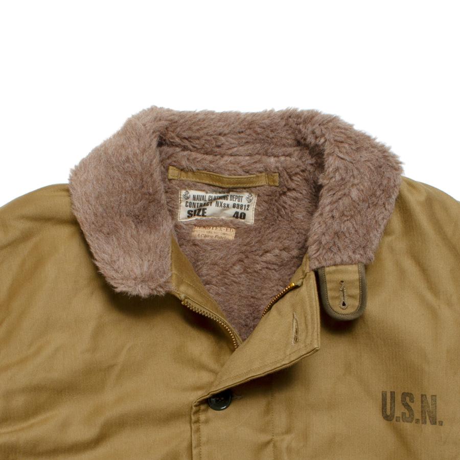 BUZZ RICKSON'S バズリクソンズ Type N-1 Khaki “NAVY DEPARTMENT DEMOTEX-ED” デッキジャケット BR15345の画像