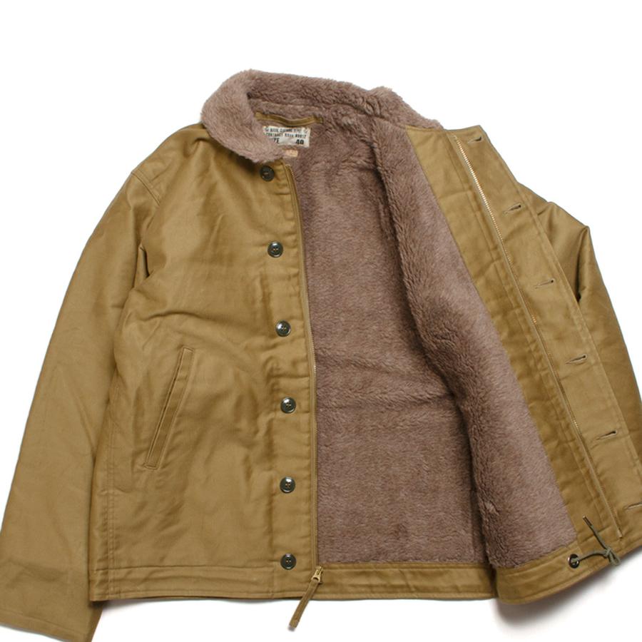 BUZZ RICKSON'S バズリクソンズ Type N-1 Khaki “NAVY DEPARTMENT DEMOTEX-ED” デッキジャケット BR15345の画像