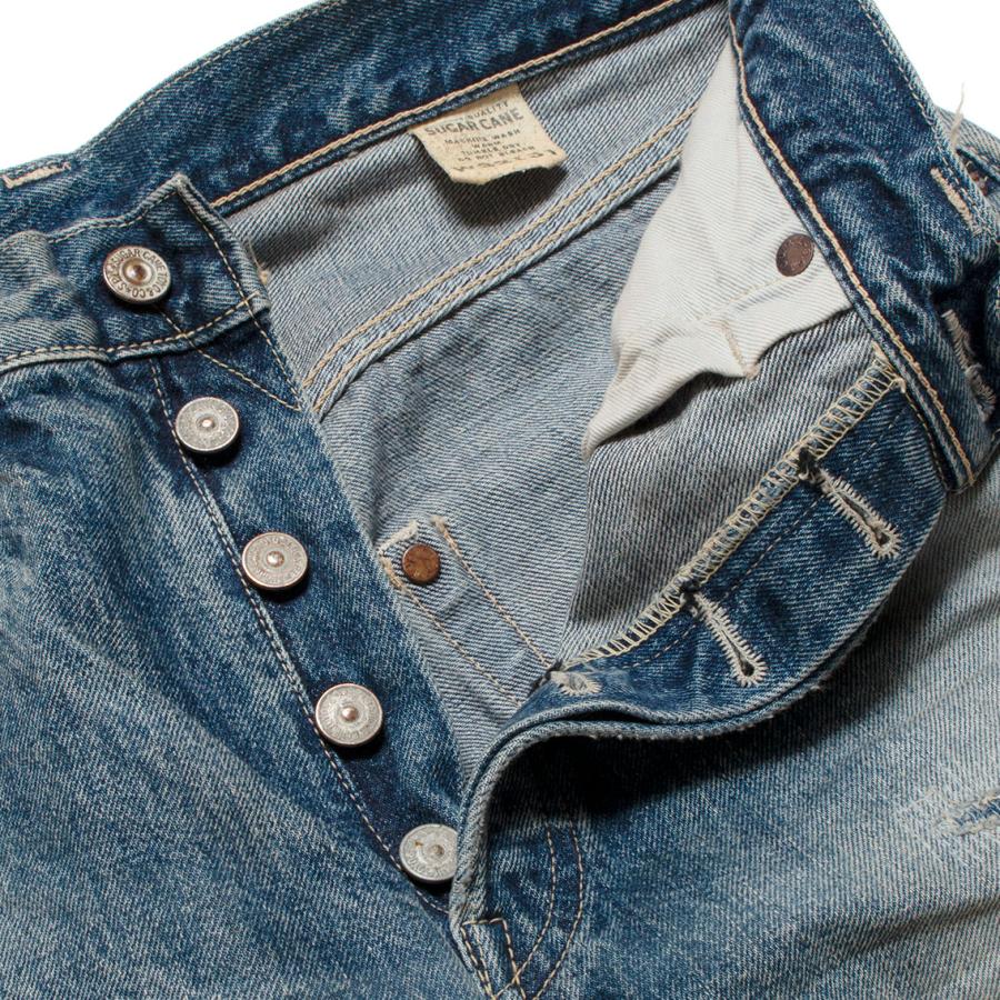 SUGAR CANE シュガーケーン 14.25oz. DENIM 1947 REMAKE AGED MODEL (REGULAR STRAIGHT) デニムパンツ SC41947SRの画像