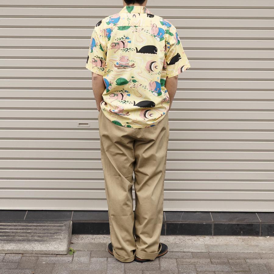 SUN SURF サンサーフ DOBBY COTTON OPEN SHIRT “OCEAN ACTIVITIES” by