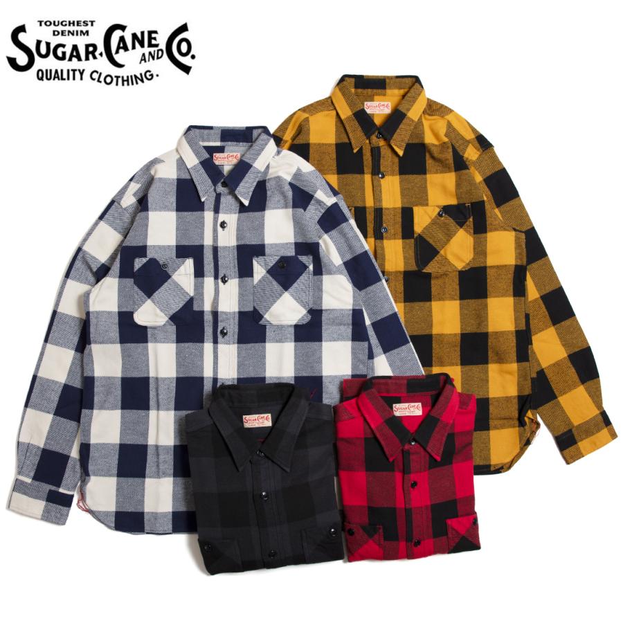 SUGAR CANE シュガーケーン TWILL CHECK WORK SHIRT ツイル