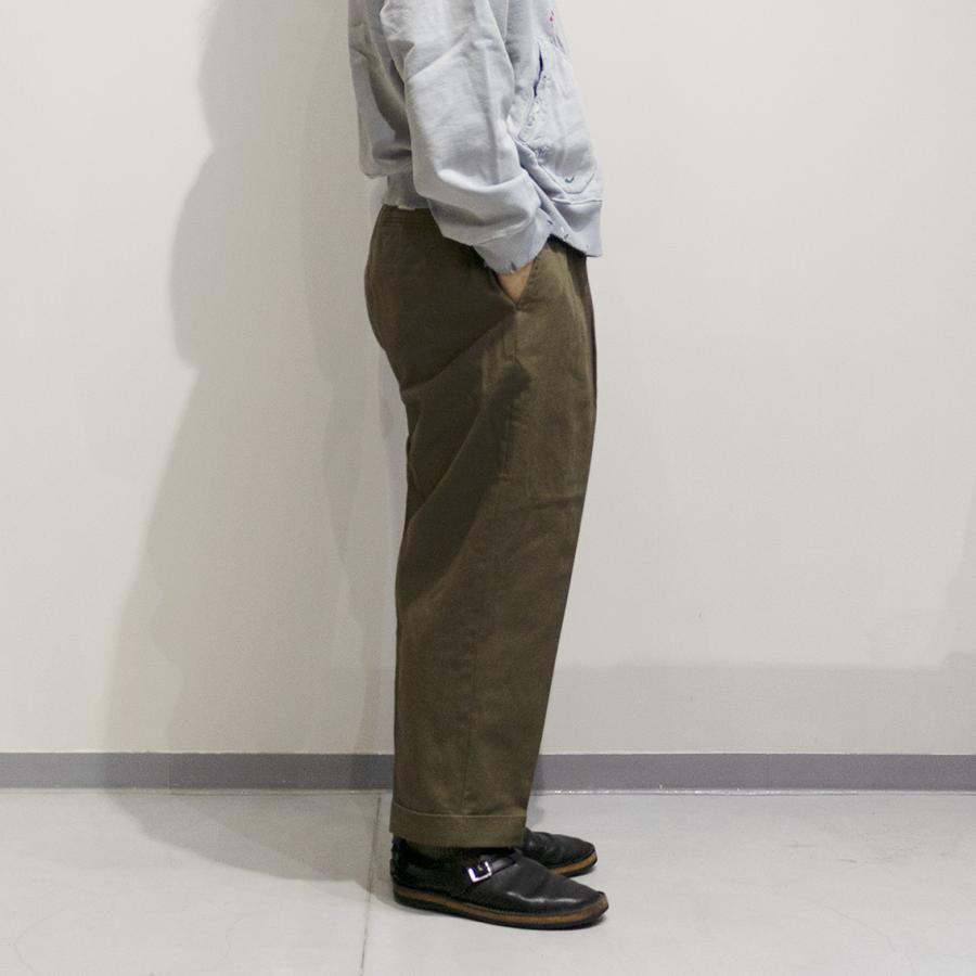 WOODBLOCK ウッドブロック 2TUCK HERRINGBONE TROUSER 2タック