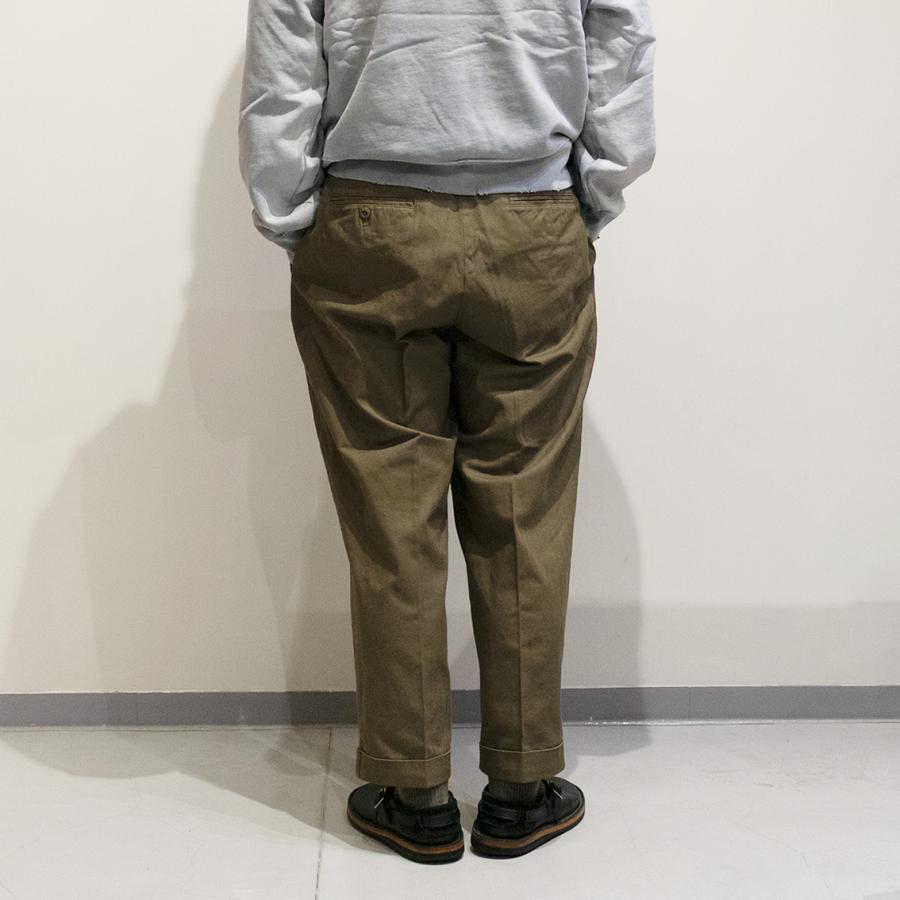 WOODBLOCK ウッドブロック 2TUCK HERRINGBONE TROUSER 2タック