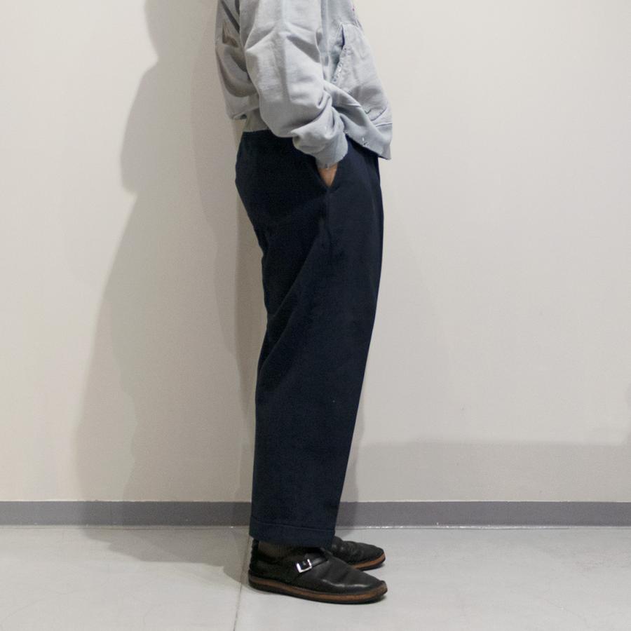 WOODBLOCK ウッドブロック 2TUCK HERRINGBONE TROUSER 2タック