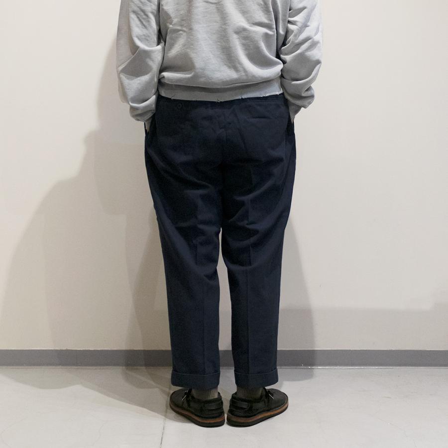 WOODBLOCK ウッドブロック 2TUCK HERRINGBONE TROUSER 2タック