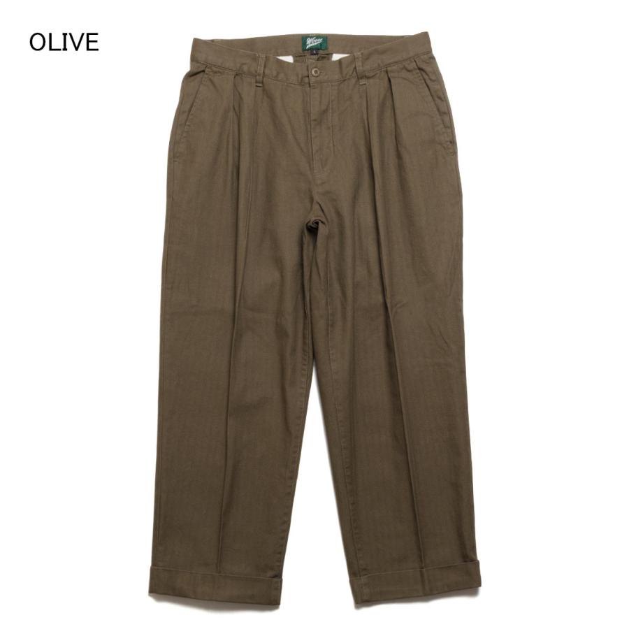 ブルネロクチネリ タック チノパン ストレッチ ブラウン イタリア XXL 52 WOODBLOCK ウッドブロック 2TUCK HERRINGBONE TROUSER 2タック
