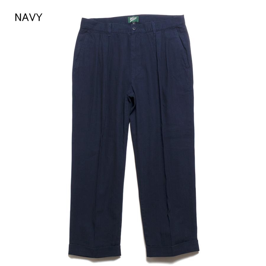 WOODBLOCK ウッドブロック 2TUCK HERRINGBONE TROUSER 2タック