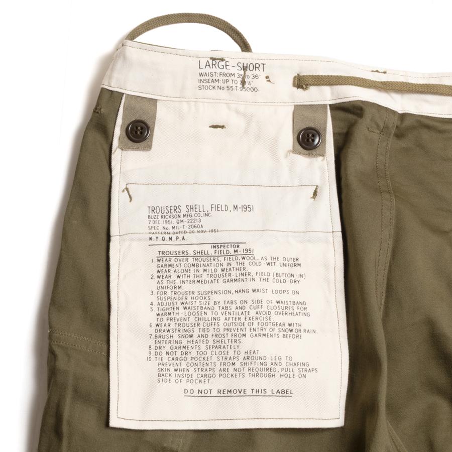 BUZZ RICKSON'S バズリクソンズ TROUSERS SHELL FIELD M-51 フィールド
