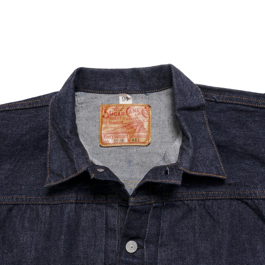 SUGAR CANE シュガーケーン 13oz. DENIM BLOUSE 1936 MODEL (T-BACK