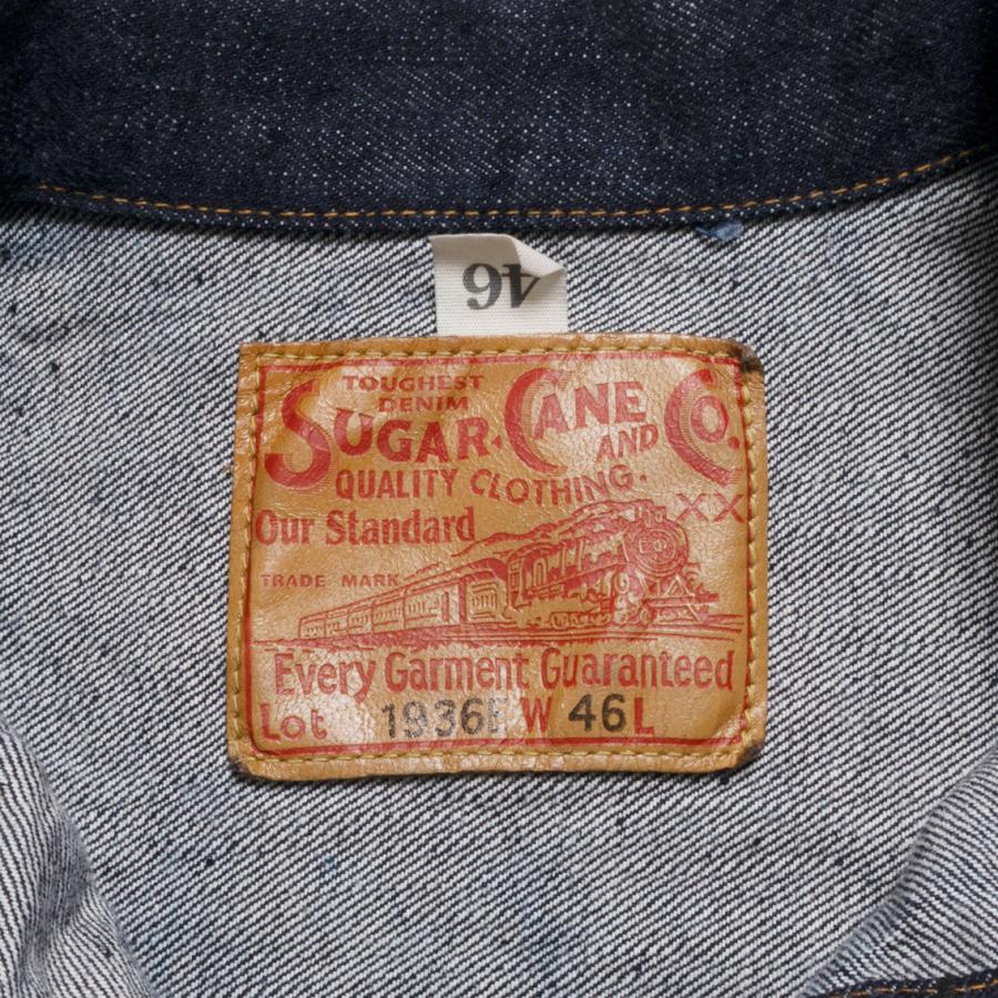 SUGAR CANE シュガーケーン 13oz. DENIM BLOUSE 1936 MODEL (T-BACK) デニムジャケット SC11936Tの画像