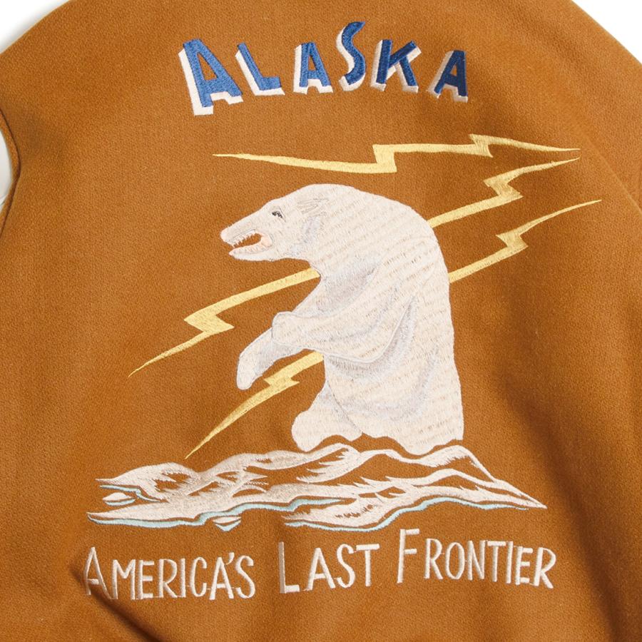 WHITESVILLE ホワイツビル 30oz. WOOL MELTON AWARD JACKET メルトン アワードジャケット POLAR BEAR WV15784の画像