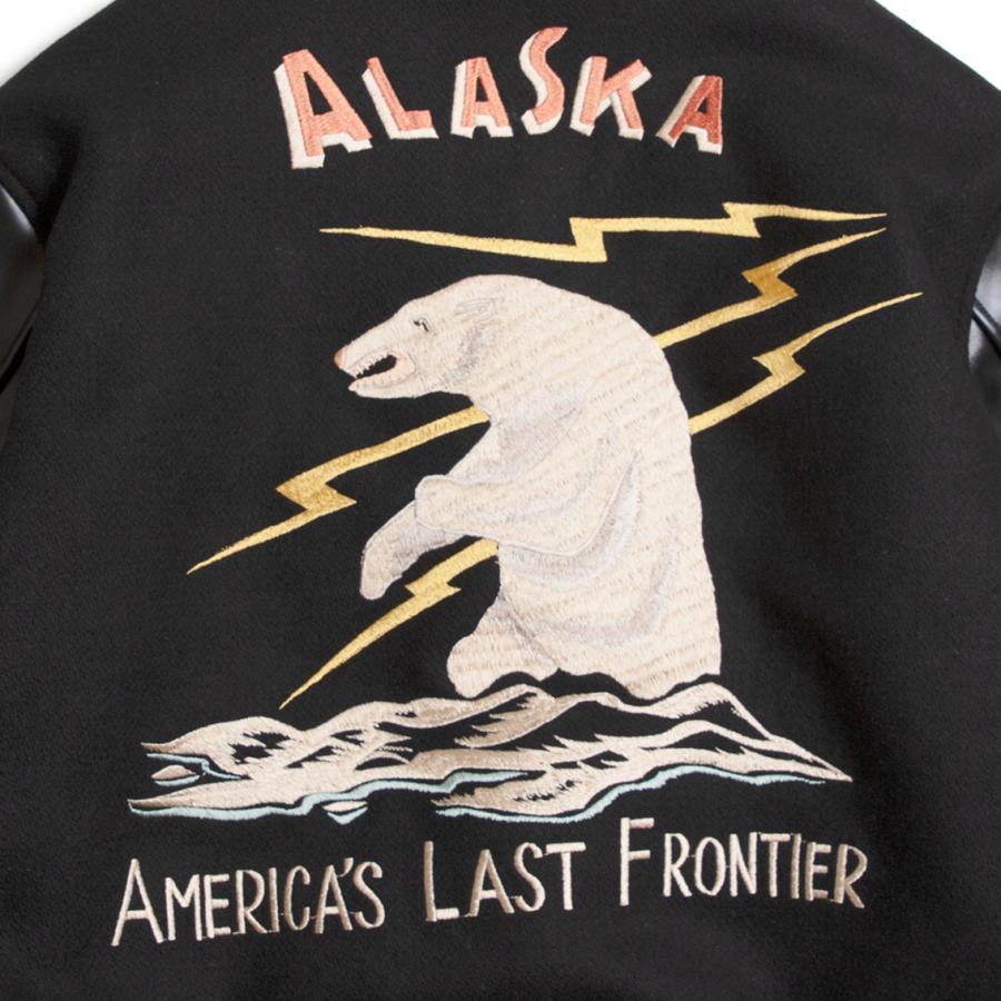 WHITESVILLE ホワイツビル 30oz. WOOL MELTON AWARD JACKET メルトン アワードジャケット POLAR BEAR WV15784の画像