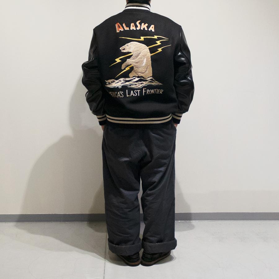 WHITESVILLE ホワイツビル 30oz. WOOL MELTON AWARD JACKET メルトン アワードジャケット POLAR BEAR WV15784の画像