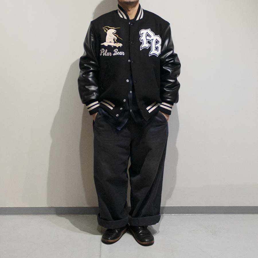 WHITESVILLE ホワイツビル 30oz. WOOL MELTON AWARD JACKET メルトン アワードジャケット POLAR BEAR WV15784の画像
