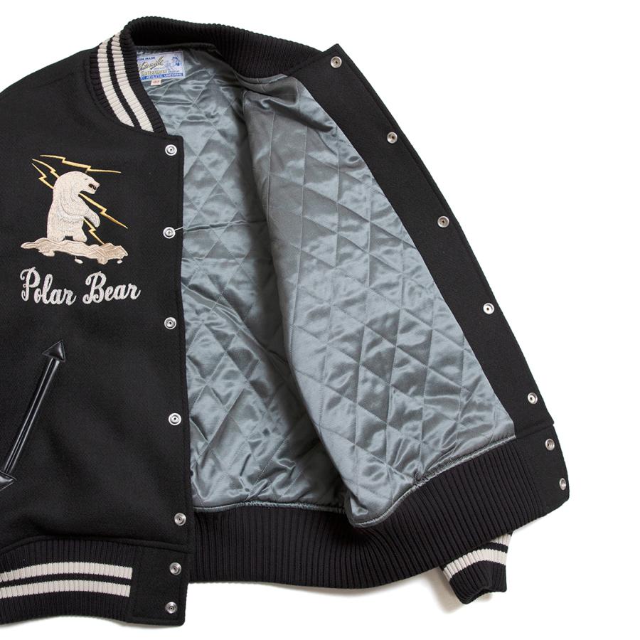 WHITESVILLE ホワイツビル 30oz. WOOL MELTON AWARD JACKET メルトン アワードジャケット POLAR BEAR WV15784の画像