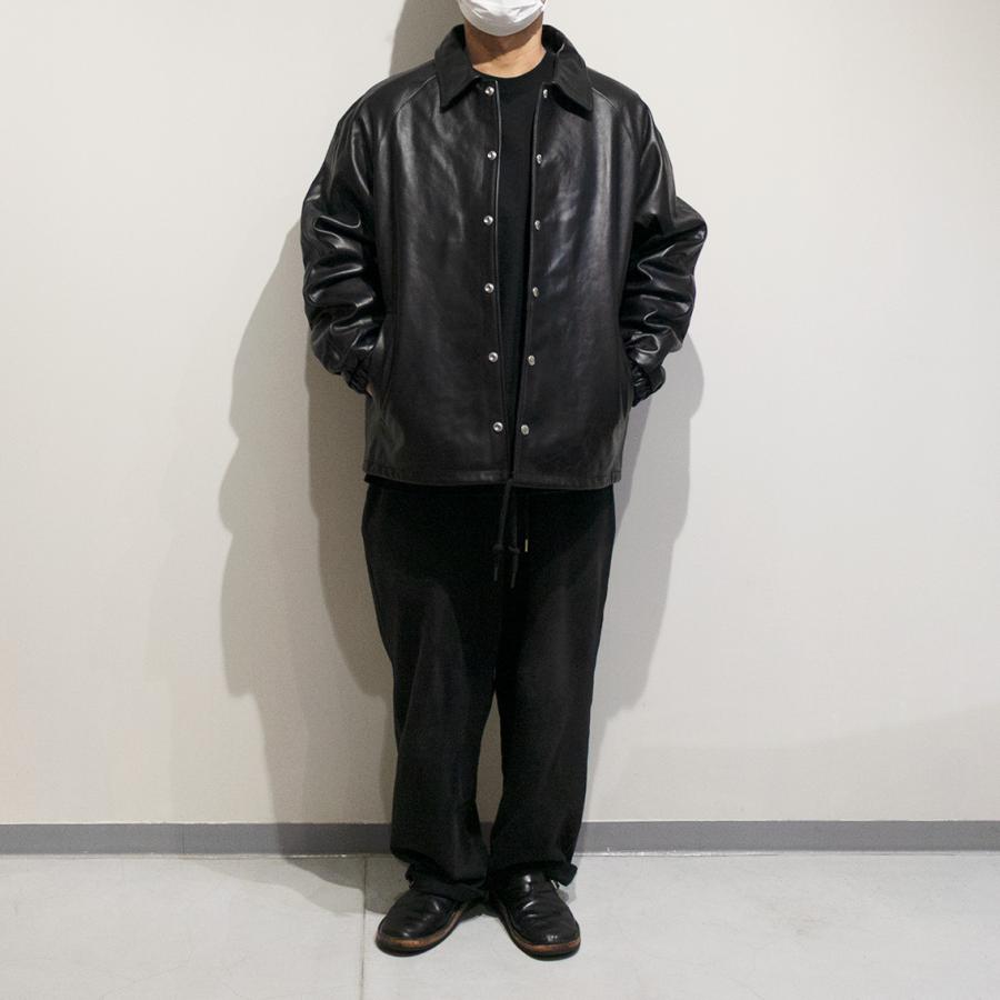 Schott ショット LEATHER COACH JACKET レザーコーチジャケット カウレザー 7825950054の画像