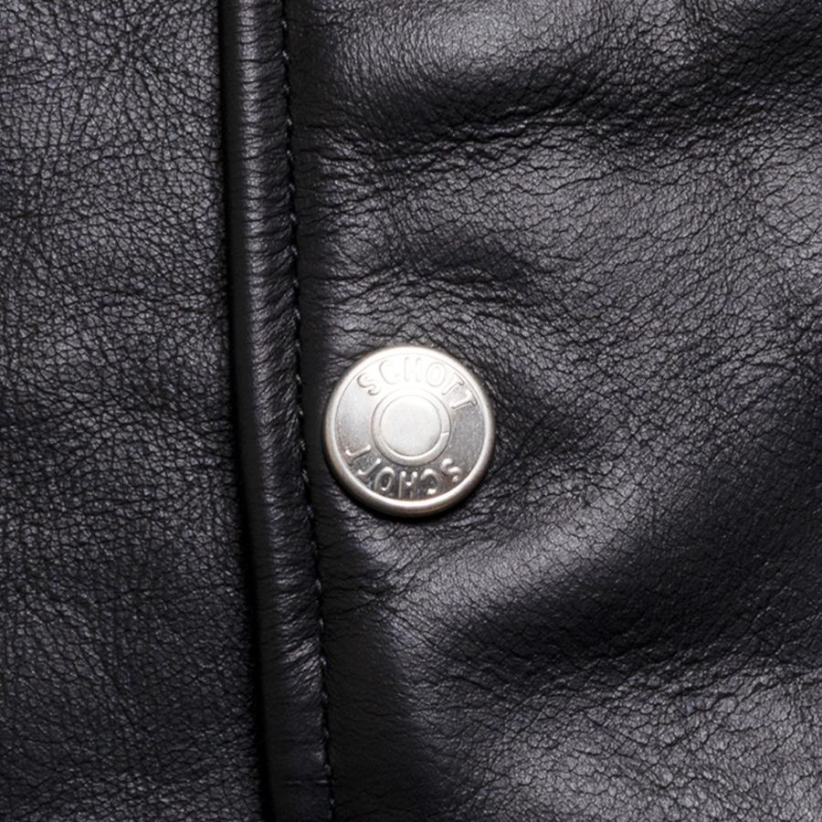 Schott ショット LEATHER COACH JACKET レザーコーチジャケット カウレザー 7825950054の画像