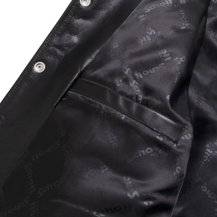 Schott ショット LEATHER COACH JACKET レザーコーチジャケット カウレザー 7825950054の画像
